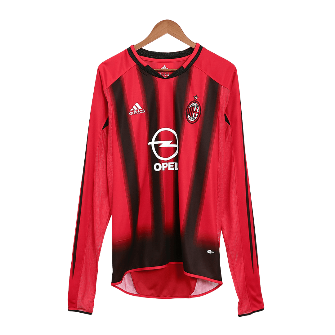 Retro AC Milan (Long Sleeve) Home Jersey 2004/05